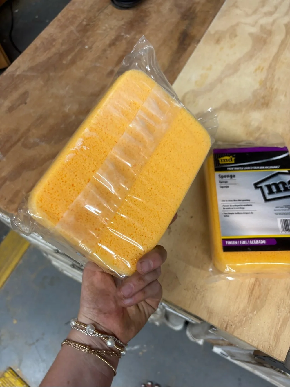 Floor Accessories Yellow Finish Sponge - Pack of 3